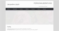 Desktop Screenshot of jacqueline-loesch.de